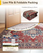 RELEANY Washable Area Rug, Small 2'6"x4' - Image 4