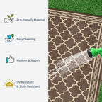 Waterproof 10'x 14' Outdoor Rug - Image 4