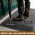 Front Door Mat, Heavy Duty Non-Slip Doormat 61.5"x36" - Image 2