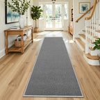Faux Jute Runner Rug 2'x6', Washable & Non-Slip - Image 7