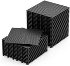 Jocoevol 36-Pcs Interlocking Tile, Indoor/Outdoor Drainage Interlocking Floor by JOCOEVOL