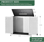 Outdoor Storage Shed Resin Waterproof Storage Cabinet - Image 2