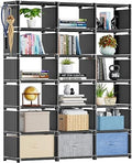 Mavivegue Book Shelf, 18 Cube Storage Organizer, DIY Bookcase, Metal Cube by Mavivegue