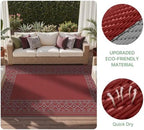 GENIMO Outdoor Rug, Waterproof Plastic Rugs - Image 7