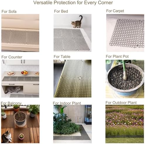 10 Pack Cat Repellent Mat for Indoor & Outdoor, Anti Cat Scratch Mat - Image 5