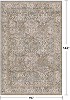 Washable 8x12 Large Living Room Area Rug - Image 2