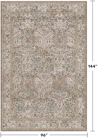 Washable 8x12 Large Living Room Area Rug - Image 2