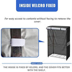 Wire Shelf Cover 36x18x54 600D Waterproof Dustproof Storage Rack Cover - Image 6