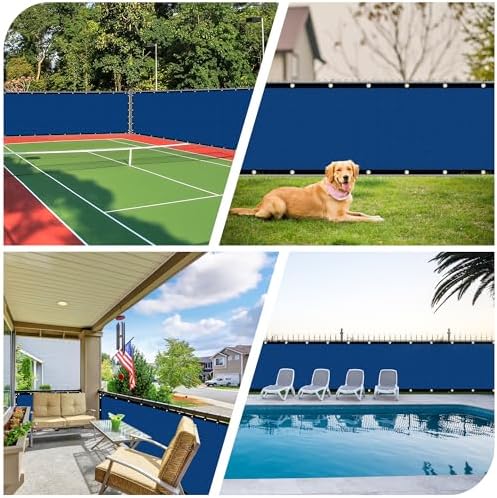 iCover 4x12ft Privacy Screen Fence, Outdoor Fencing Panels, Garden Windscreen - Image 5