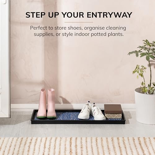 Anji Mountain Heavy Duty Waterproof Rubber Shoe Storage Mat Organizer/Boot - Image 2