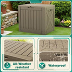 Devoko 40 Gallon Deck Box Lockable Outdoor Storage Box Waterproof - Image 3
