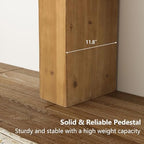 63" Solid Wood Console Table for Entryway, Long Farmhouse Sofa Table - Image 4