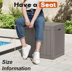 Outdoor Storage Box, Resin Deck Boxes Indoor and outdoor, Waterproof Storage - Image 2