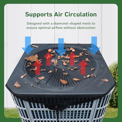 Central Air Conditioner Cover for Outside Units 28x28, Mesh AC Covers for - Image 2