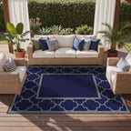 GENIMO Outdoor Rug, Waterproof Plastic Rugs - Image 5