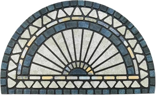 CHICHIC Front Door Mat 24"x36" Outdoors Heavy Duty Rubber Mat by CHICHIC