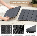 Skypatio Interlocking Deck Tiles 9 PCS, Poolside & Garden - Image 4