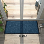 Yimobra Large Leaf Pattern Door Mat, 47 x 24 in - Image 2
