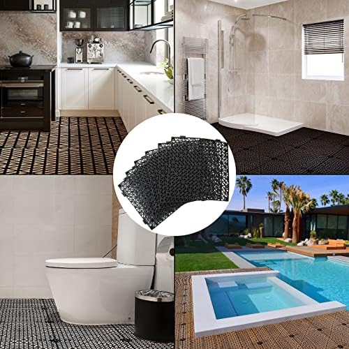 12 Pack Interlocking Floor Tiles 11.8" x 11.8" Interlocking Rubber Floor Mat - Image 6