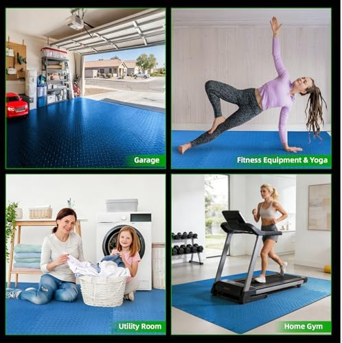 Art3d 6-Pack 24"x24" EVA Interlocking Exercise Mats, 24 Sq.Ft - Image 4