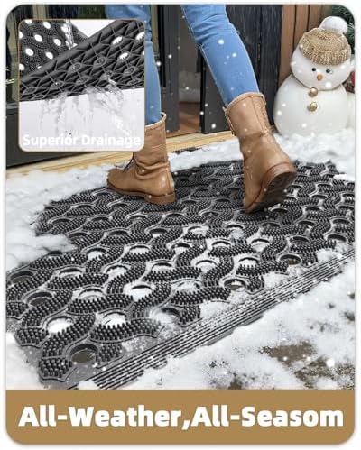 Color&Geometry Super Heavyweight TPE Welcome Mat Outdoor - Image 5