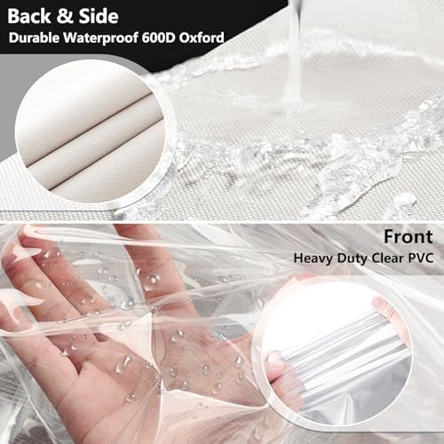 Wire Rack Covers, Heavy Duty 600D Dustproof Waterproof Storage Rack Covers - Image 3