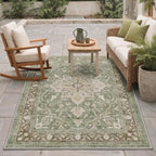 GENIMO 8x10 Outdoor Rug, Washable Quick Dry - Image 3
