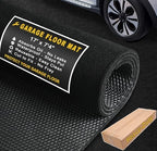 Heavy-Duty Garage Floor Mat 17' x 7'4" by Golener