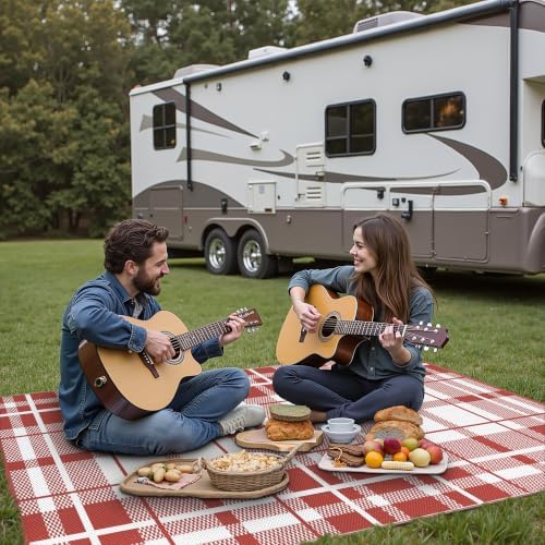 GENIMO Outdoor Rug, Waterproof Plastic Rugs - Image 4
