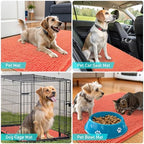 OLANLY Dog Door Mat for Muddy Paws 70x46, Super Absorbent Chenille Mud Mat - Image 7