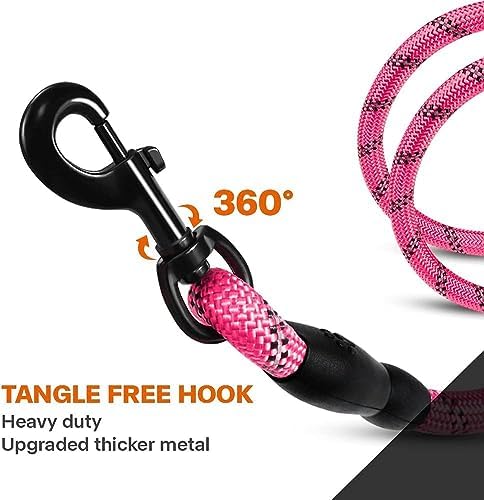 Taglory Rope Dog Leash for Medium Large Dogs, 6 FT Padded Handle - Image 6