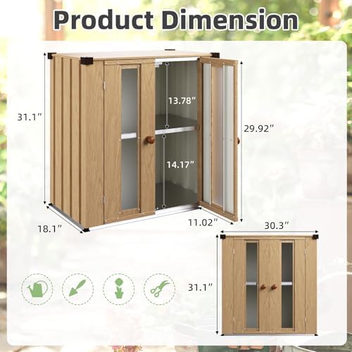 AECOJOY Outdoor Storage Cabinet Waterproof - Image 2