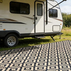 SAND MINE Reversible Mats, Plastic Straw Rug, Modern Area Rug, Large Floor Mat - Image 7