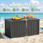 320 Gallon Outdoor Storage Box, Deck Box Waterproof, Toy Storage Bin - Image 2
