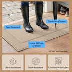 GORILLA GRIP Indoor Door Mat, Rubber Backing Entry Rug 72x24 - Image 5
