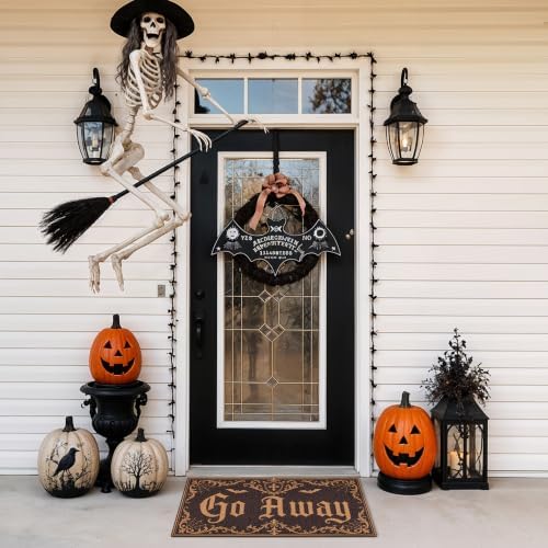 Halloween Door Mat with Go Away Design - Image 6