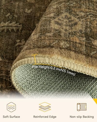 RELEANY Washable Area Rug - Image 4