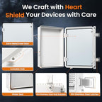 QILIPSU Waterproof Junction Box IP67 Outdoor Plastic Electrical Project - Image 4
