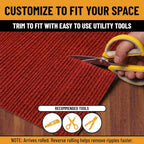 Ottomanson 2x51 Hallway Runner Rug – Non-Slip Indoor Outdoor Door Mat - Image 4