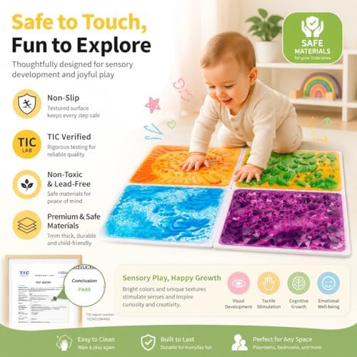 edusense 3D Liquid Motion Floor Tiles, 4 Tiles Set - Image 6