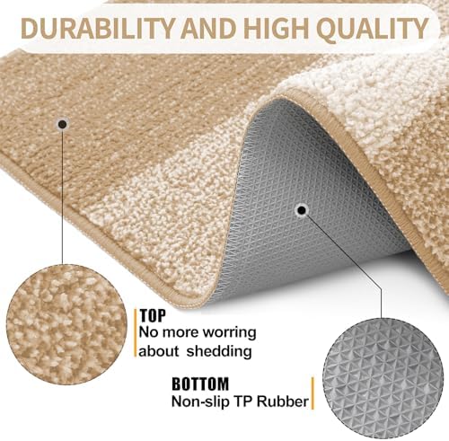 Kitinjoy Indoor Outdoor Door Mat, 32x20 Non-Slip Dirt Trapper Doormats - Image 3