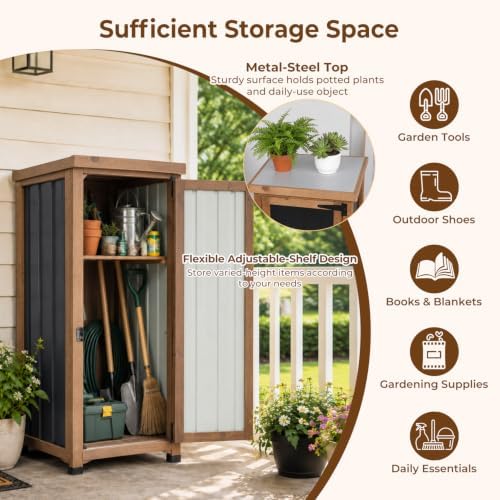 PetsCosset Small Outdoor Storage Cabinet Waterproof - Image 3
