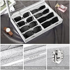 Emibele Glasses Organizer Jewelry Tray, 8 Grids - Image 5