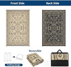 9x12 Outdoor Rug Waterproof Foldable Plastic Straw Carpet - Image 7