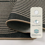 Lahome Rainbow Easy Jute Outdoor Rug 9x12 - Image 4