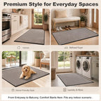 Mibao Super Absorbent Front Door Mat, Non-Slip Washable Indoor Doormats - Image 7