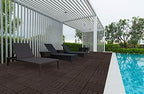 ASTEROUTDOOR Interlocking Deck Tiles Plastic Waterproof Outdoor Flooring 12" x - Image 2