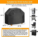 Aoretic Grill Cover 60 inches 600D 4.8 LB Heavy Duty - Image 2