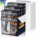 Axgatoxe 12 x 9 Ft Plastic Drop Cloths by AXgatoxe