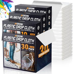 Axgatoxe 12 x 9 Ft Plastic Drop Cloths by AXgatoxe